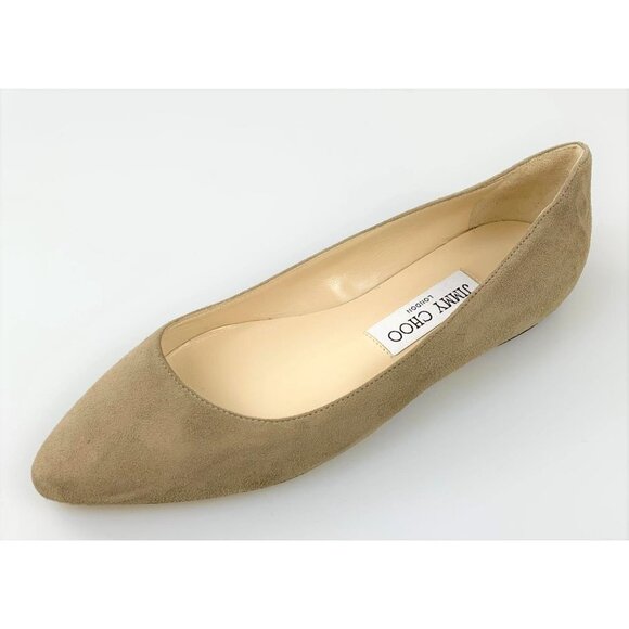 NWT JIMMY CHOO Suede Flats - Picture 2 of 7